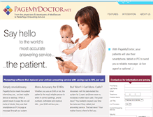 Tablet Screenshot of pagemydoctor.net
